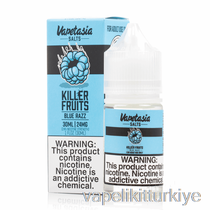 Vape Türkiye Blue Razz - Vapetasia Tuzları - 30ml 48mg